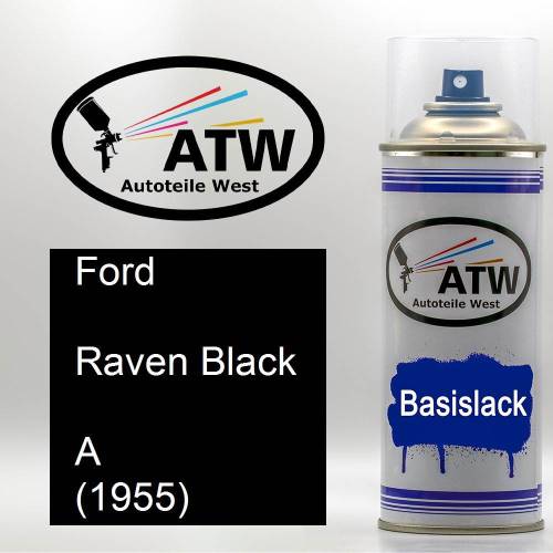 Ford, Raven Black, A (1955): 400ml Sprühdose, von ATW Autoteile West.